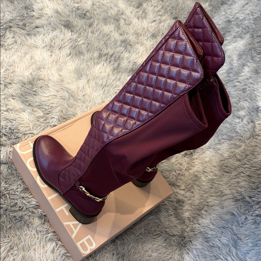 🛍️💝JUSTFAB: Argo Quilted Riding Boot🛍️💝 - Picture 11 of 16